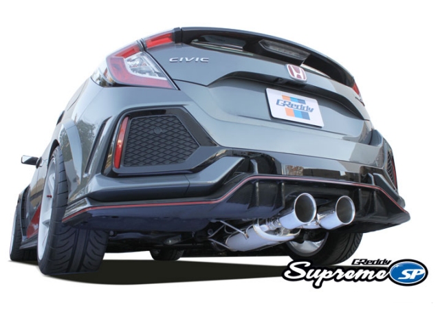 GReddy Supreme SP Cat-Back Exhaust (2017-2018 Civic Type-R) - Click Image to Close