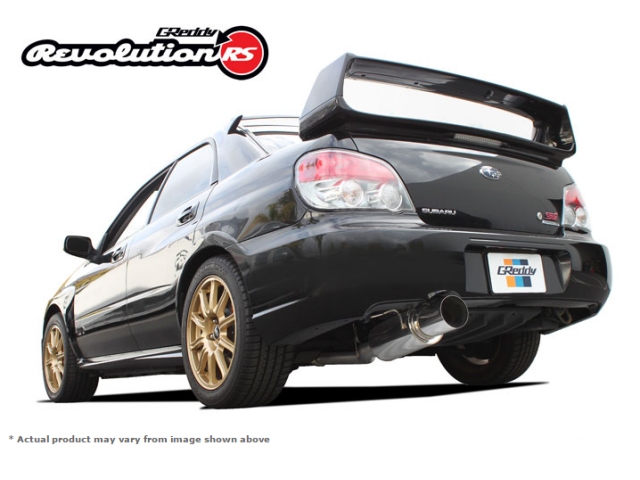 GReddy Revolution RS Cat-Back Exhaust (2002-2007 Impreza WRX & WRX STi) - Click Image to Close
