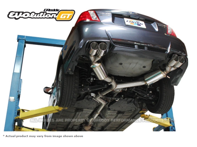 GReddy EVOlution GT Cat-Back Exhaust (2011-2014 Impreza WRX & WRX STi) - Click Image to Close