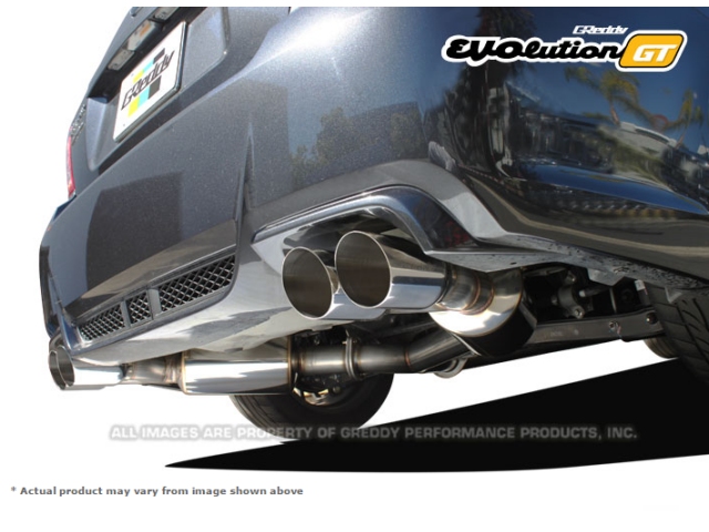 GReddy EVOlution GT Cat-Back Exhaust (2011-2014 Impreza WRX & WRX STi) - Click Image to Close