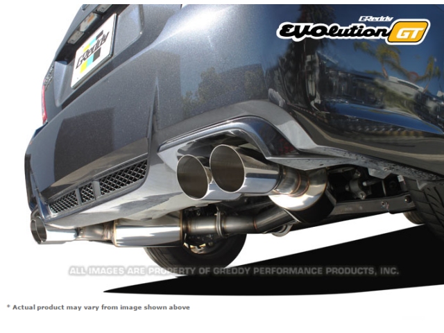 GReddy EVOlution GT Cat-Back Exhaust (2011-2014 Impreza WRX & WRX STi)