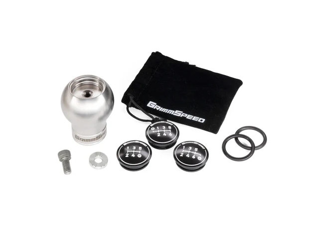 GrimmSpeed Swap-Top Weighted Shift Knob Kit - Bulb (SUBARU 5- & 6-Speed Manual Transmission)