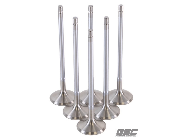 GSC POWER-DIVISION Super Alloy Exhaust Valves [HEAD DIAMETER 32.0MM | TOTAL LENGTH 117.1MM | STEM DIAMETER 5.46MM] (TOYOTA G16E-GTS 1.6T I3)