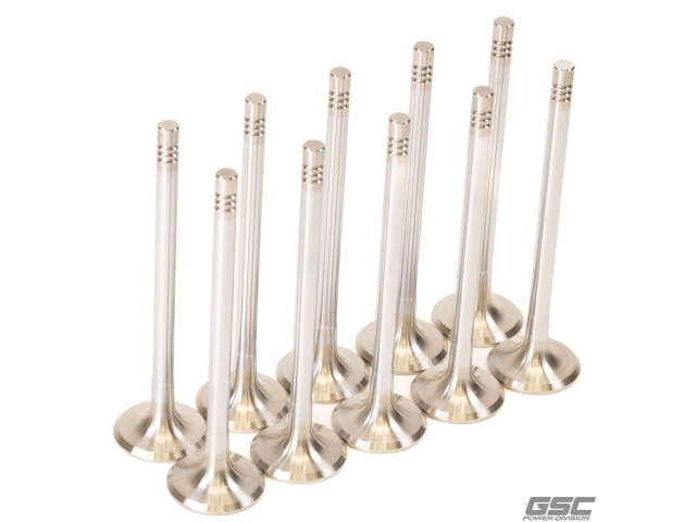 GSC POWER-DIVISION Super Alloy Exhaust Valves [HEAD DIAMETER 27.00MM | TOTAL LENGTH 101.8MM | STEM DIAMETER 5.96MM] (Audi R8 5.2L V10)