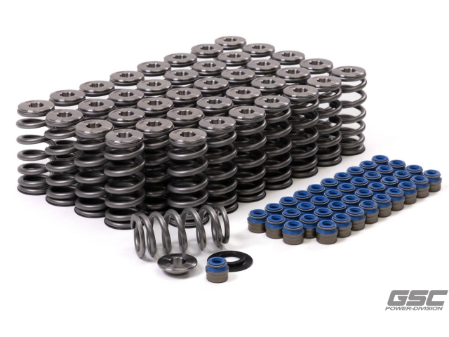 GSC POWER-DIVISION Beehive Valve Spring Kit [Coil Bind (in) 0.925 | Install Height (in) 1.415 | Seat Pressure (lbs) 101 | Open Pressure 224lbs@0.975" | Maximum Valve Lift (in) 0.440] (2017-2023 Audi R8 5.2L V10)