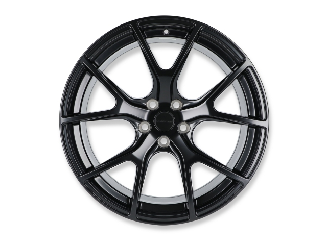 HALIBRAND Split-Spoke Wheel, Front & Rear [20 X 9.5 IN. | 5 x 4.50 | 35MM OFFSET | SEMI-GLOSS BLACK] (2005-2022 Ford Mustang) - Click Image to Close