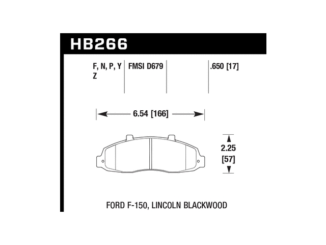 HAWK SD (SUPER DUTY) Brake Pads, Front - Click Image to Close