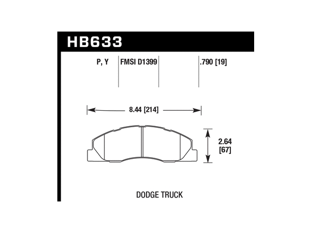HAWK LTS (LIGHT TRUCK & SUV) Brake Pads, Front