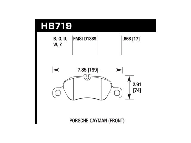 HAWK DTC-70 (DYNAMIC TORQUE CONTROL) Brake Pads, Front