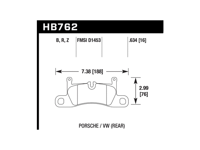 HAWK HP (HIGH PERFORMANCE) Plus Brake Pads, Rear - Click Image to Close