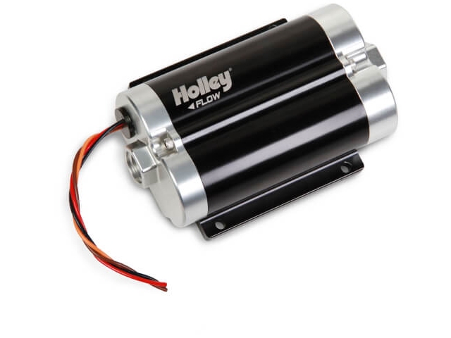 Holley DOMINATOR In-Line Billet Fuel Pump (130 GPH) - Click Image to Close