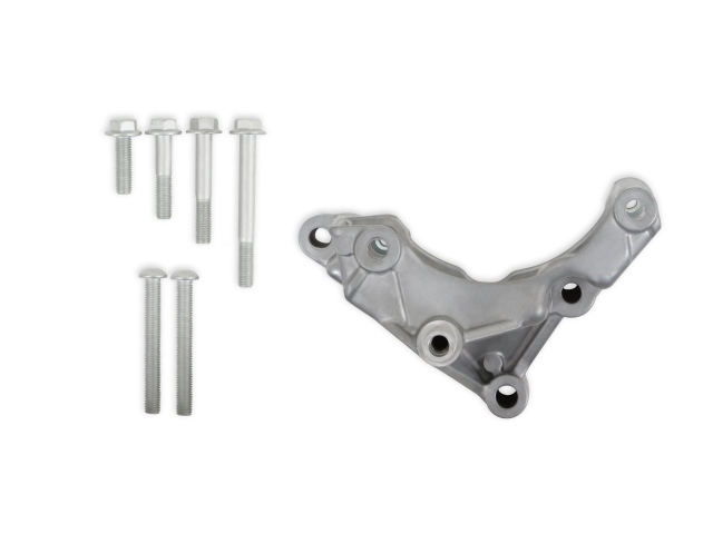 Holley High-Mount Base Accessory Drive Kit w/ Oil Pan & Oil Pump, Natural As-Cast (FORD 7.3L GODZILLA)