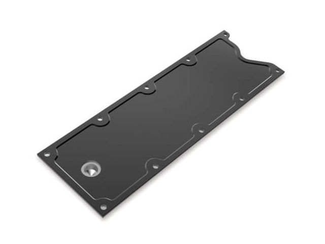 Holley LS Valley Cover w/ Oil Fill Provision, Black (GM LS1 & LS6)