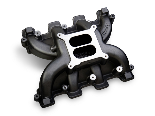 Holley Mid-Rise Intake, Black Ceramic Coated (GM LS3 & L92) - Click Image to Close