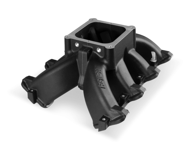 Holley Single Plane EFI 4500 Carbureted Split-Design Race Intake Manifold, Black Finish (GM LS1, LS6 & LS2)