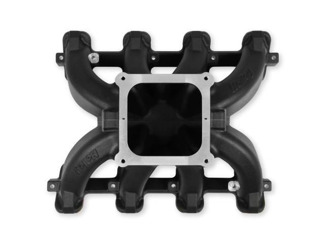 Holley Single Plane EFI 4500 Carbureted Split-Design Race Intake Manifold, Black Finish (GM LS1, LS6 & LS2)