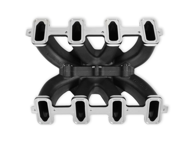 Holley Single Plane EFI 4500 Carbureted Split-Design Race Intake Manifold, Black Finish (GM LS1, LS6 & LS2)