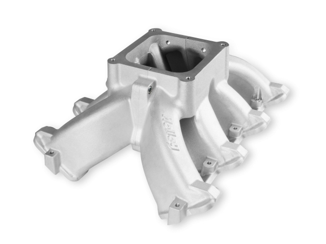 Holley Single Plane EFI 4500 Carbureted Split-Design Race Intake Manifold, As Cast Finish (GM LS1, LS6 & LS2)