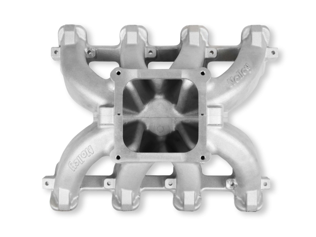 Holley Single Plane EFI 4500 Carbureted Split-Design Race Intake Manifold, As Cast Finish (GM LS1, LS6 & LS2)