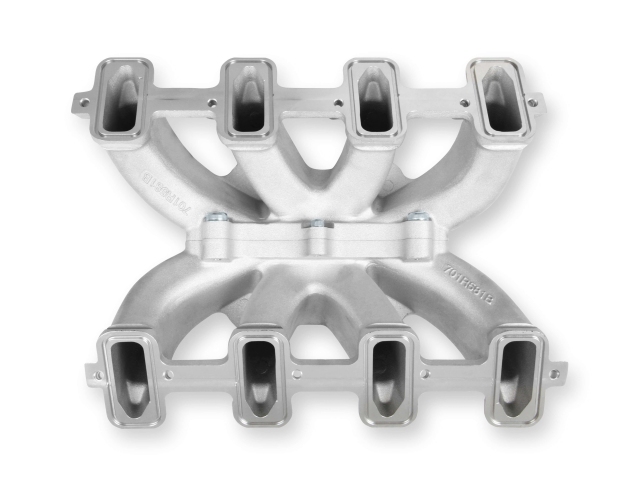 Holley Single Plane EFI 4500 Carbureted Split-Design Race Intake Manifold, As Cast Finish (GM LS1, LS6 & LS2)