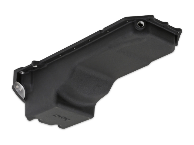 Holley VVT Rear Sump Oil Pan, Black (1972-1993 Dodge D-SERIES & 1987-2004 Dodge Dakota 6.2L Hellcat)