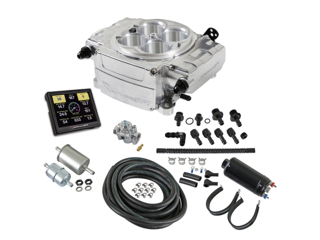 Holley EFI SNIPER 2 EFI Self-Tuning Master Kit w/ 3.5" Handheld, Polished