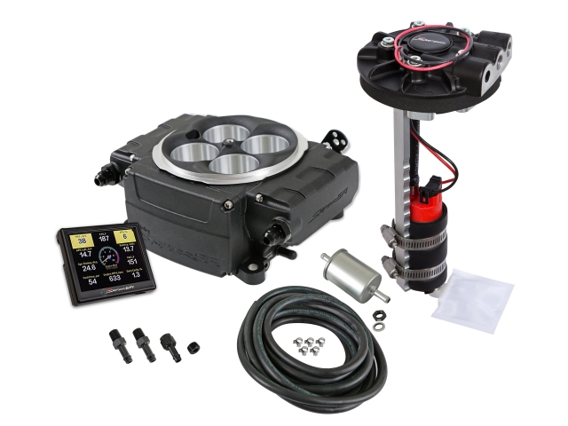 Holley EFI SNIPER 2 EFI Self-Tuning Kit w/ 3.5" Handheld & Universal Drop-In Module, Black