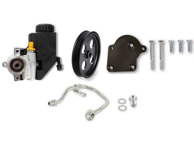 Holley Power Steering Kit, Low Pressure (2003-2013 CHRYSLER 5.7L HEMI, 2005-2010 CHRYSLER 6.1L HEMI & 2011-2013 CHRYSLER 6.4L HEMI)