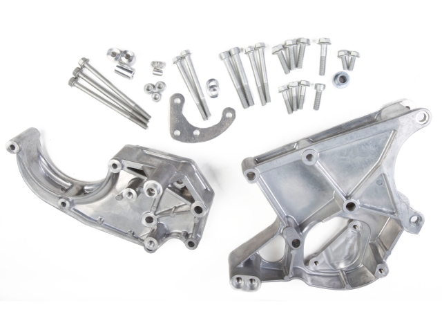 Holley LS Accessory Drive Bracket Kit (Passenger & Driver Side Brackets For Sanden SD508 Or SD7)