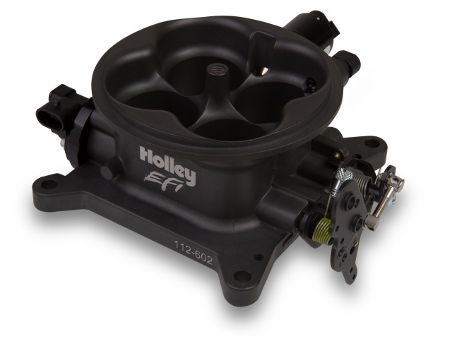 Holley EFI Universal Race Series 4 Barrel 1000 CFM 4150 Throttle Body, Hard Core Gray