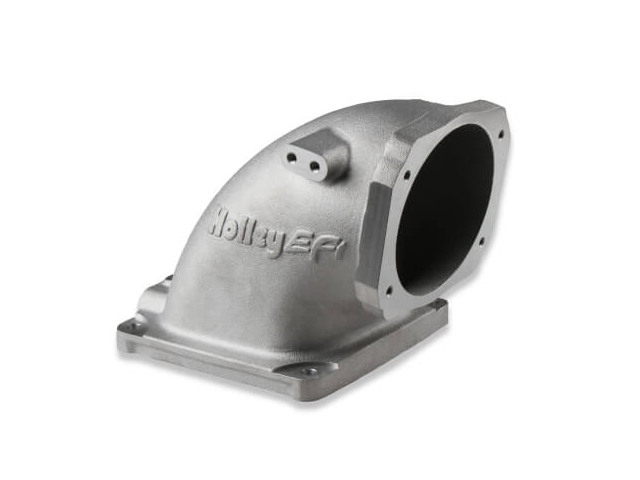 Holley EFI Cast Aluminum 4500 EFI Throttle Body Intake Elbow (GM LS) - Click Image to Close