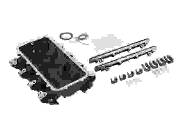 Holley EFI Duel Fuel Injector Lo-Ram Manifold Base & Fuel Rail Kit, Black (GM LS1)