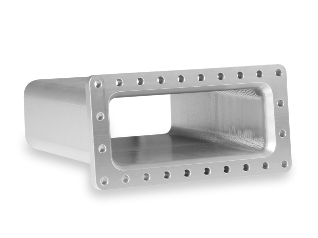 Holley EFI LO-RAM Billet Burst Panel Duct, Clear Anodized Finish (GM LS)