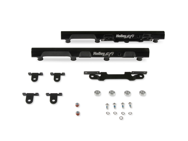 Holley EFI Hi-Flow Billet Fuel Rails (2003-2021 CHRYSLER 5.7L, 6.1L & 6.4L HEMI)