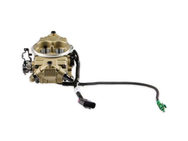 Holley EFI TERMINATOR X STEALTH 4150, Gold Finish (4 INJECTORS)