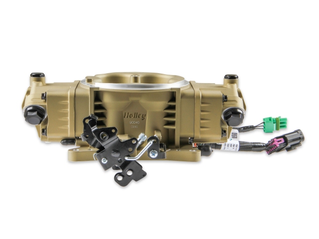 Holley EFI TERMINATOR X STEALTH 4150, Gold Finish (4 INJECTORS)