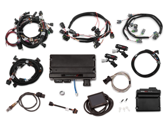 Holley EFI TERMINATOR X MPFI Kit w/ EV6 Injector Harness (2013-2015 FORD 5.0L COYOTE)