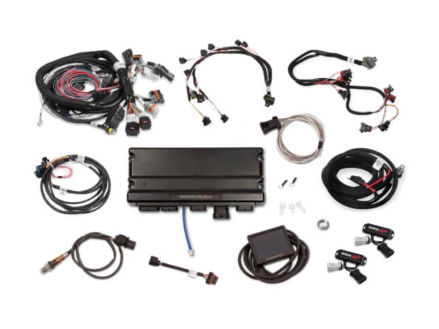 Holley EFI TERMINATOR X MAX MPFI Kit w/ EV1 Injector Harness & DBW Throttle Body Control (2007-2012 CHRYSLER HEMI)