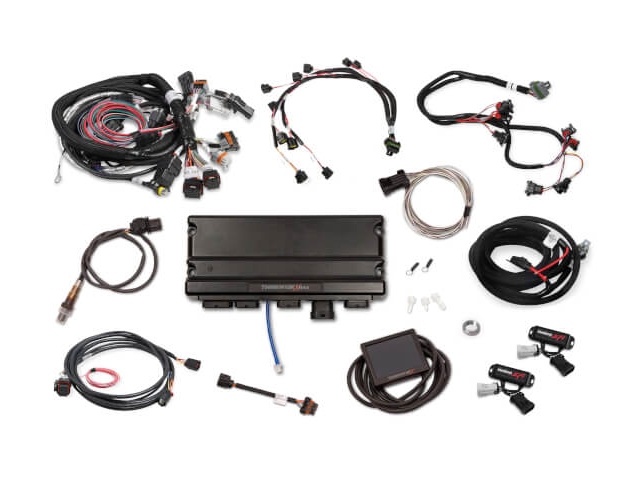 Holley EFI TERMINATOR X MAX MPFI Kit w/ EV1 Injector Harness & DBW Throttle Body Control (2013-2020 CHRYSLER HEMI)