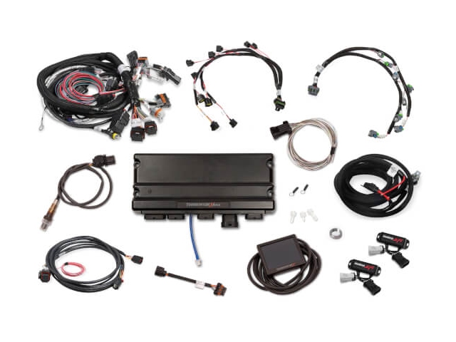 Holley EFI TERMINATOR X MAX MPFI Kit w/ EV6 Injector Harness & DBW Throttle Body Control (2013-2020 CHRYSLER HEMI)