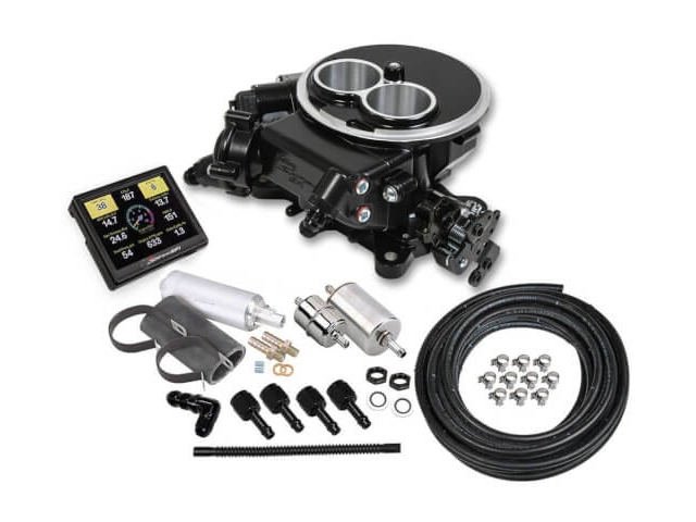 Holley EFI SNIPER EFI 2300 Self-Tuning Master Kit, Black Ceramic Finish