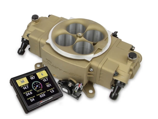 Holley EFI SNIPER EFI STEALTH 4150 Master Kit, Gold Finish