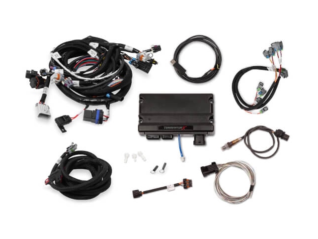 Holley EFI TERMINATOR X MPFI Tuner Kit w/ EV6 Injector Harness (GM LS1 & LS6) - Click Image to Close