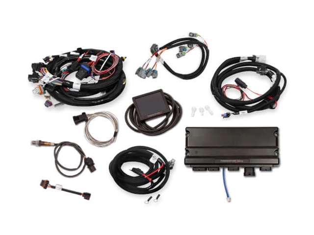 Holley EFI TERMINATOR X MAX MPFI Kit w/ EV6 Injector Harness & Transmission Control (GM LS1 & LS6 & 4L60E & 4L80E)