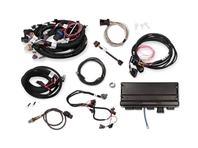 Holley EFI TERMINATOR X MPFI Tuner Kit w/ EV1 Injector Harness & DBW Throttle Body Control (GM LS1 & LS6)