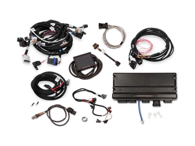 Holley EFI TERMINATOR X MAX MPFI Kit w/ EV1 Injector Harness & DBW Throttle Body Control (GM LS2 & LS3 & 2007-2013 GM Truck 4.8L, 5.3L & 6.0L V8)