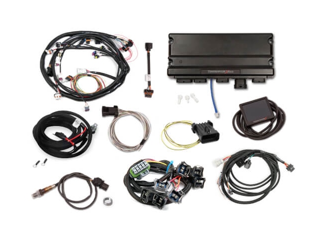 Holley EFI TERMINATOR X MAX MPFI Kit w/ EV1 Injector Harness & Transmission Control (FORD)