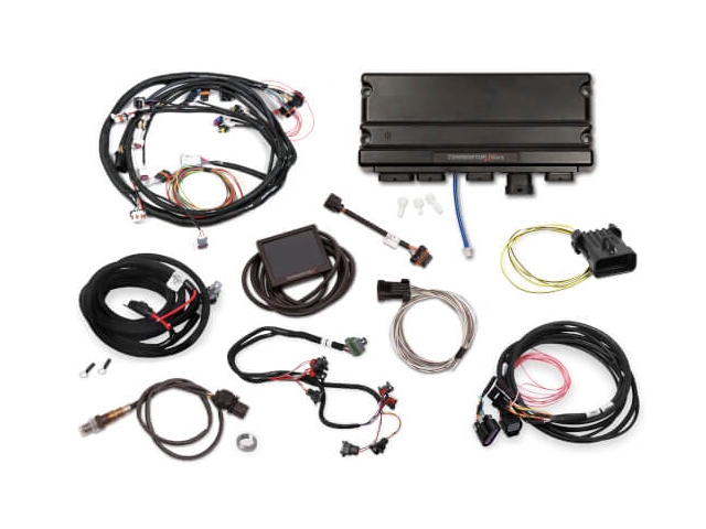 Holley EFI TERMINATOR X MAX MPFI Kit w/ EV1 Injector Harness & DBW Throttle Body & Transmission Control (GM & 4L60E & 4L80E)