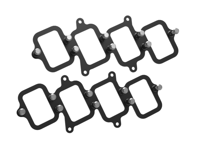 Holley EFI Remote LS Smart Coil Relocation Brackets, Black - Click Image to Close