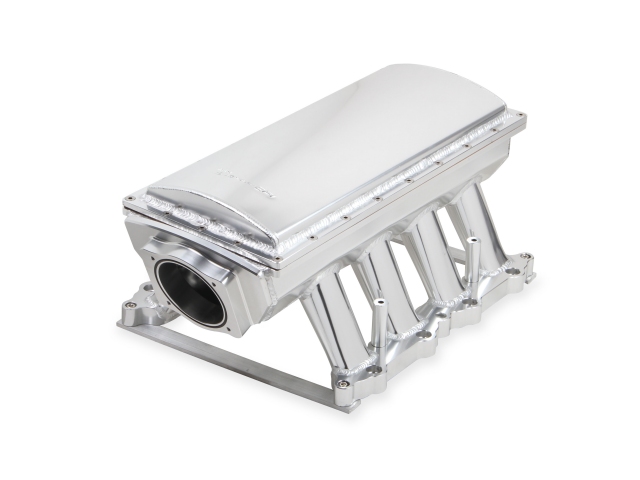 Holley EFI SNIPER EFI Sheet Metal Fabricated Race Series Intake Manifold, Silver (FORD 5.0L COYOTE)